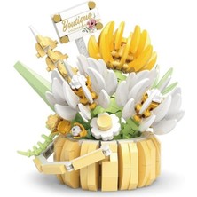 Markaon Üreticiniz P1089 Çiçek Buketi 517 Parça Block Oyuncak YN1348