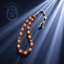 Home Galatasaray Renklerinde Akik & Sitrin Doğaltaş Tesbih