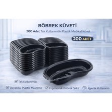 Decostyle Böbrek Küveti 200 Adet Tek Kullanımlık Plastik Medikal Küvet