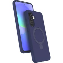 Decostyle Newface Samsung Galaxy A37 5g Regal Magsafe Standlı Kapak - Lacivert