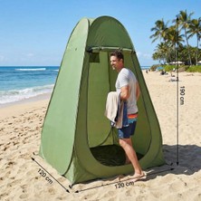 By Nevser® Tek Kişilik Yarı Otomatik Portatif Giyinme Kabini Çadırı – Plaj, Kamp, Duş ve Soyunma Kabini Outdoor Çadır 120X120X190 cm
