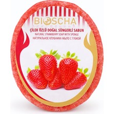 Bioscha Çilek Özlü Doğal Süngerli Sabun