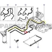 Gutsy Renault Benzın Donus Borusu Laguna F5R