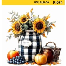 Lora Dekopaj Ütü ile Rub On Transfer Kağıdı R-074 30X30 cm