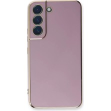 Decostyle Newface Samsung Galaxy S22 Plus Kılıf Volet Silikon - Mor