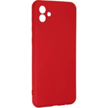 Decostyle Newface Samsung Galaxy A04 Kılıf First Silikon - Kırmızı