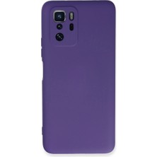 Morado Se siente Perfecto Xiaomi Poco X3 Gt Kılıf Nano Içi Kadife Silikon - Mor