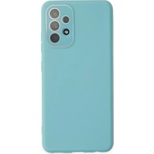 Senka Newface Samsung Galaxy A53 5g Kılıf Lansman Glass Kapak - Turkuaz