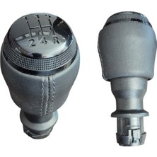 Gutsy Renault Grup Vites Topuzu Clıo V-Dacıa Duster Siyah-Kapak Deri Mauel 5 Ileri