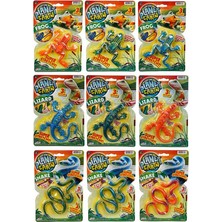 Markaon Üreticiniz Jaru Planet Earth Esnek Hayvanlar Kurbağa -Yılan-Kertenkele 1 Adet YN1348