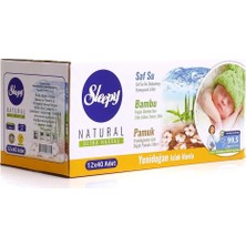 Markaon Üreticiniz Natural Yenidoğan Islak Mendil 12X40 480 Yaprak YN1348