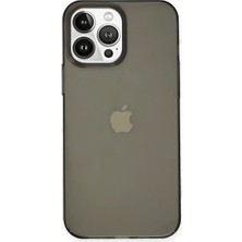 Senka Newface Iphone 14 Pro Kılıf Pc Sert Şeffaf Kapak - Siyah