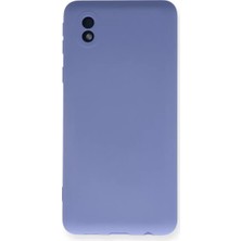 Senka Newface Samsung Galaxy A01 Core Kılıf Nano Içi Kadife Silikon - Lila