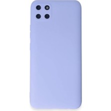 Senka Newface Realme C11 Kılıf Nano Içi Kadife Silikon - Lila