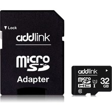 Addlink Addlınk AD32GBMSH310A 32GB Microsd Xc Uhs1 CLASS10+ Adapter