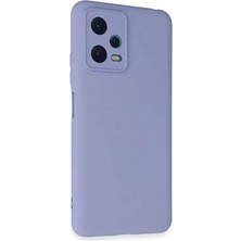 Senka Newface Redmi Note 12 5g Kılıf Nano Içi Kadife Silikon - Lila