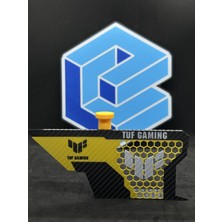 Goka 3D Craft Asus Tuf Gaming (Sarı) Temalı Ayarlanabilir Ekran Kartı Tutucu | Gpu Destek Aparatı
