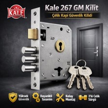 Kale 267 Gm Kilit Çelik Kapı Için Yüksek Güvenlikli Kapı Kilidi