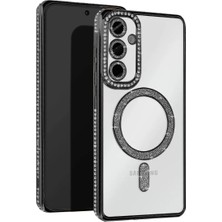 Senka Newface Samsung Galaxy A26 Joke Simli Magneticsafe Kılıf - Siyah