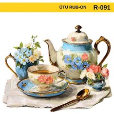 Lora Dekopaj Ütü ile Rub On Transfer Kağıdı R-091 30X30 cm