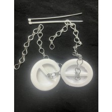 Martin Prive Lpg Dolum Ağızı Kapağı Beyaz Kapak+Zincir+Plastik Kelepçe