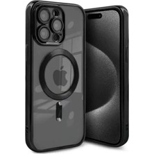 Senka Newface Iphone 15 Pro Kılıf Kross Magneticsafe Kapak - Siyah