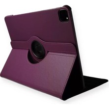 Senka Newface Ipad Pro 11 (2020) Kılıf 360 Tablet Deri Kılıf - Mürdüm