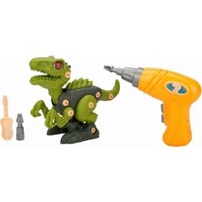 Markaon Üreticiniz Sök Tak Dinozor ve Hareketli Matkap Seti YN1348