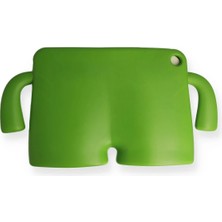 Markaon Üreticiniz Newface iPad 10.2 (7.nesil) Kılıf Karakter Tablet Silikon - Yeşil YN1348