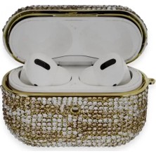 Marsilyan Apple Airpods Pro 2 (2.nesil) Klor Taşlı Kılıf - Desen 6