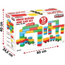 Markaon Üreticiniz 03251 Tuğla Blok ve Araba Seti S172117281 YN1348