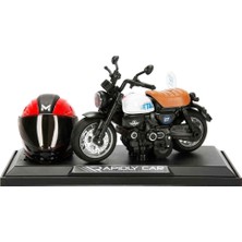 Markaon Üreticiniz 5835 Motosiklet 1 14  Kasklı Figür Pb 3r Ses Işık YN1348