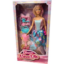 Markaon Üreticiniz SH40847 11,5" Prenses Bebek Seti-Zrv YN1348