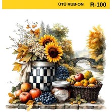 Lora Dekopaj Ütü ile Rub On Transfer Kağıdı R-100 30X30 cm