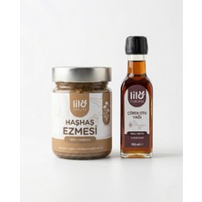 Lilo Natural Haşhaş Ezmesi ve Çörek Otu Yağı Seti