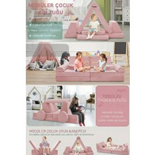 Yatella 10 Parça LEGO Modüler Bebek ve Çocuk 2\\\'li Koltuğu - Pembe