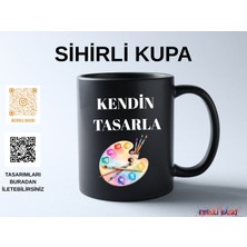 Ebruli Baskı Sihirli Kupa – Tasarımın Sıcakta Ortaya Çıksın! ☕✨
