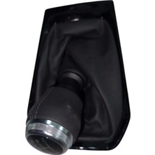 Gutsy Renault Vites Topuzu Clio 5 Rs Line ( 5 Ileri Siyah Renk Deri Siyah Dikiş Krom Kapak ) (Körüklü+Siyah ÇERÇEVELİ)328652447R 328659602R 328656153R