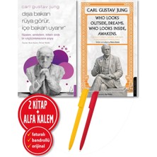 Destek Yayınları Alfa Kalem+Carl Gustav Jung Dışa Bakan Rüya Görür+Who Looks Outside(Özlem Kü) 2 Kitap Tr+Ingilizce