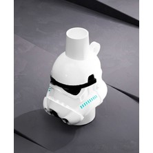 Goka 3D Craft Figür Temalı Nargile Sipsisi - Model Beyaz Asker - 6.5 cm - Konik Ağız