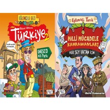 Eğlenceli Bilgi Yayınları Güzel Ülkem Türkiye 2 ve Milli Mücadele Kahramanları - Her Şey Vatan Için (Metin Özdamarlar)