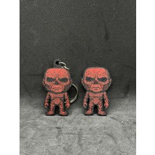 Goka 3D Craft Stranger Things Vecna 3D Magnet ve Anahtarlık Seti - Hediyelik Figür