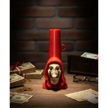 Goka 3D Craft Figür Temalı Nargile Sipsisi - Model Kırmızı Tulum - 7.2 cm - Konik Ağız