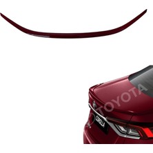 Gutsy Toyota Corolla Bagaj Kaput Spoylerı (Boyalı) (Kırmızı)