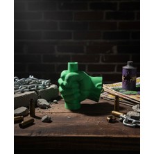 Goka 3D Craft Figür Temalı Nargile Sipsisi - Model Yeşil Dev - 6.7 cm - Konik Ağız