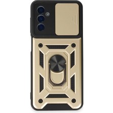 Sb Shopping Galaxy A14 4g Kılıf Pars Lens Yüzüklü - Gold