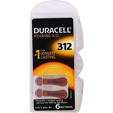 Çerçici Duracell 312 Numara Işitme Cihazı Pili 6'lı Paket