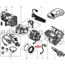 Gutsy Renault Tesısat Clıo Kalorıfer Motor Kablosu  
