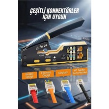Yeni Nesil 2025 Ez Pense RJ45 Sıkma Aracı Cat5/cat6/cat7 Pense Kesici RJ11 RJ12 8P8C6P Crimper Profesyonel Pense