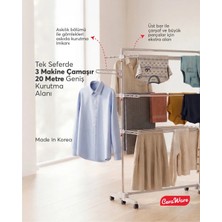 Silver Lüks Çamaşır Kurutmalık 3 Katlı